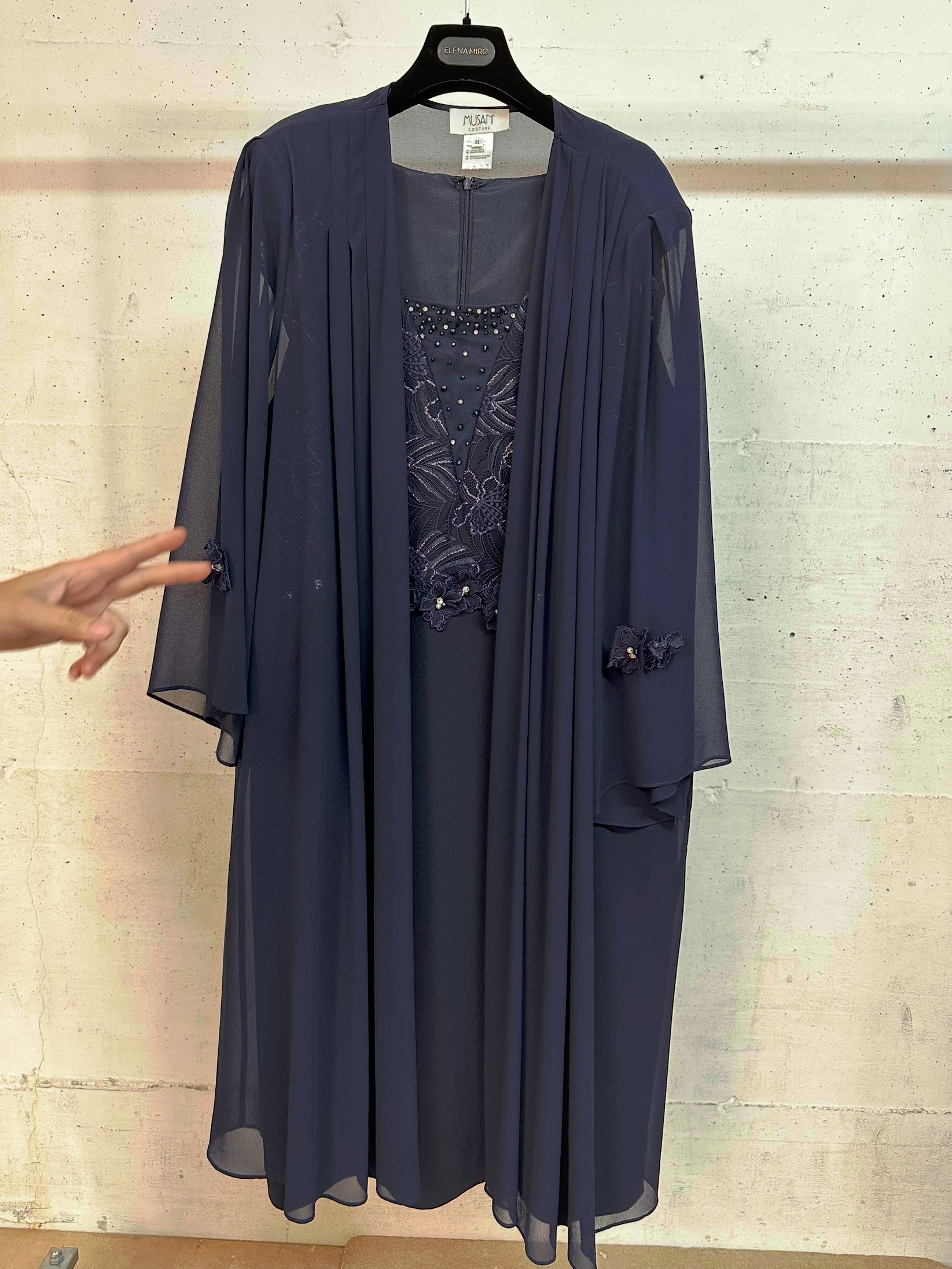 Vestito con spolvero