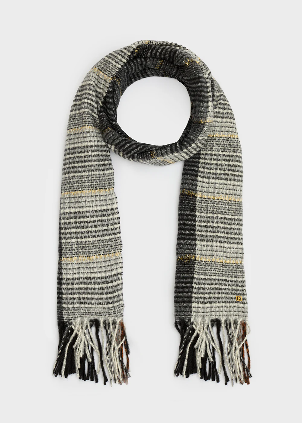 SCIARPA BRIT CHECK+LUREX - NALì