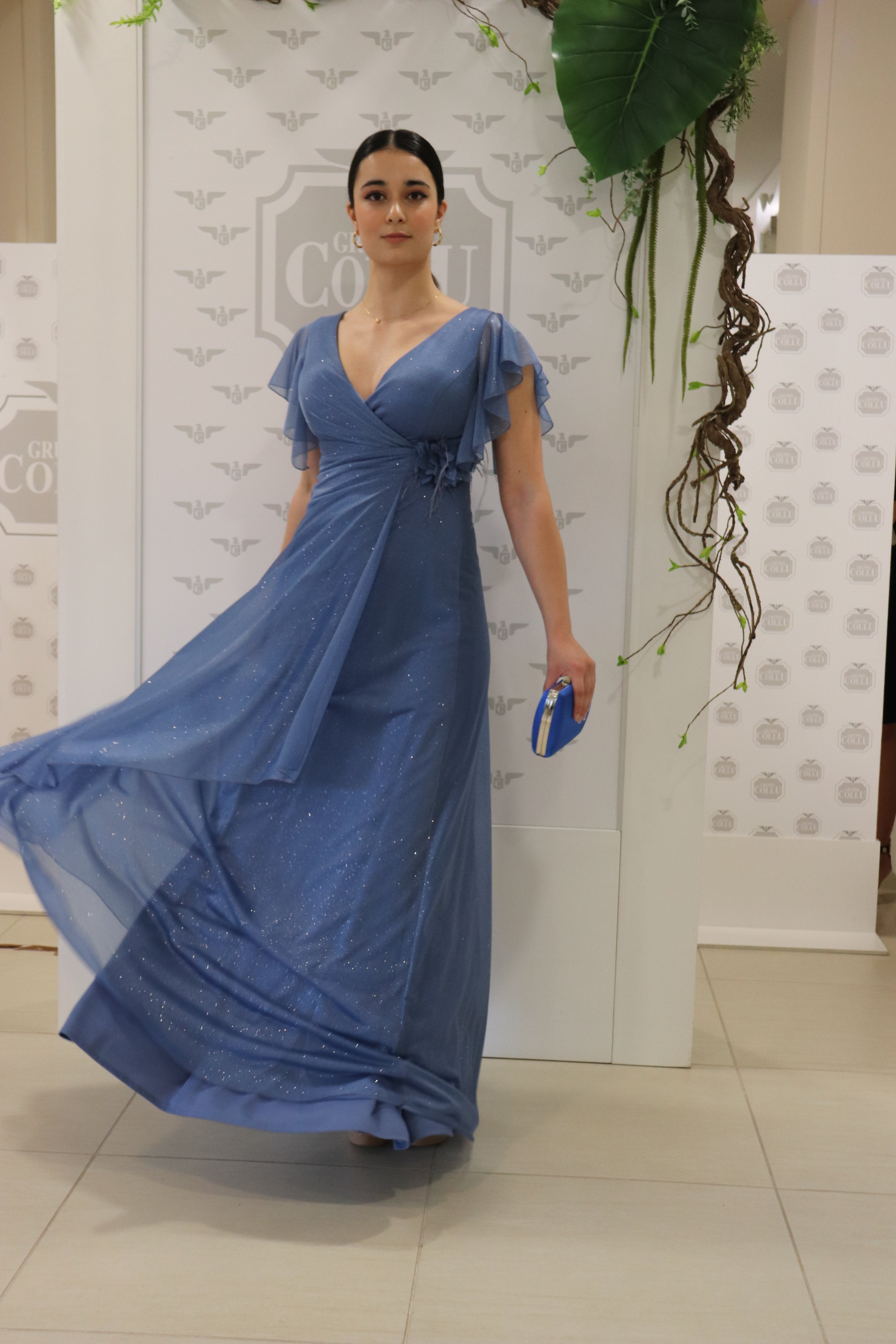 Cerimonia Donna Abiti Da Cerimonia Indaco Valerio Luna Cerimonia