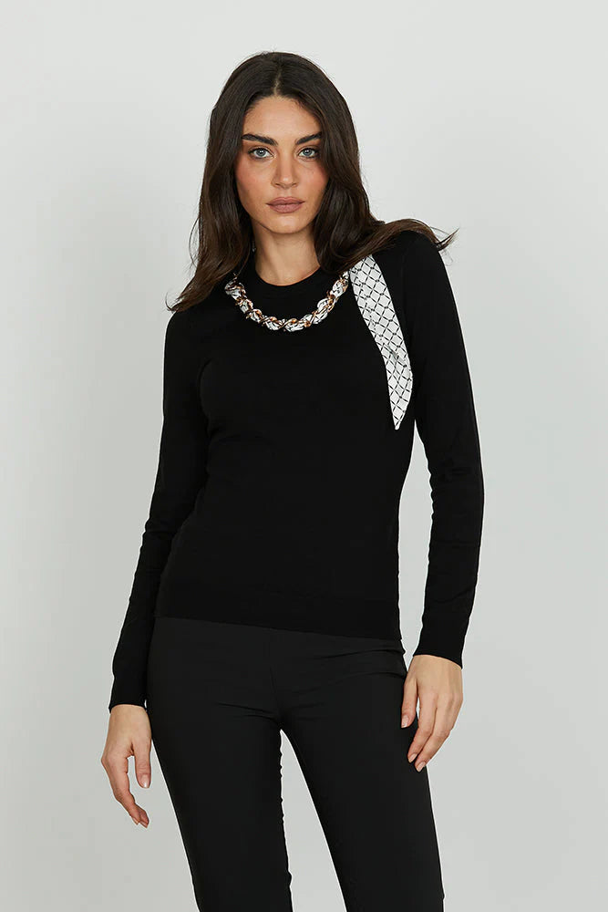 MAGLIA(c/catena e foulard) - RELISH