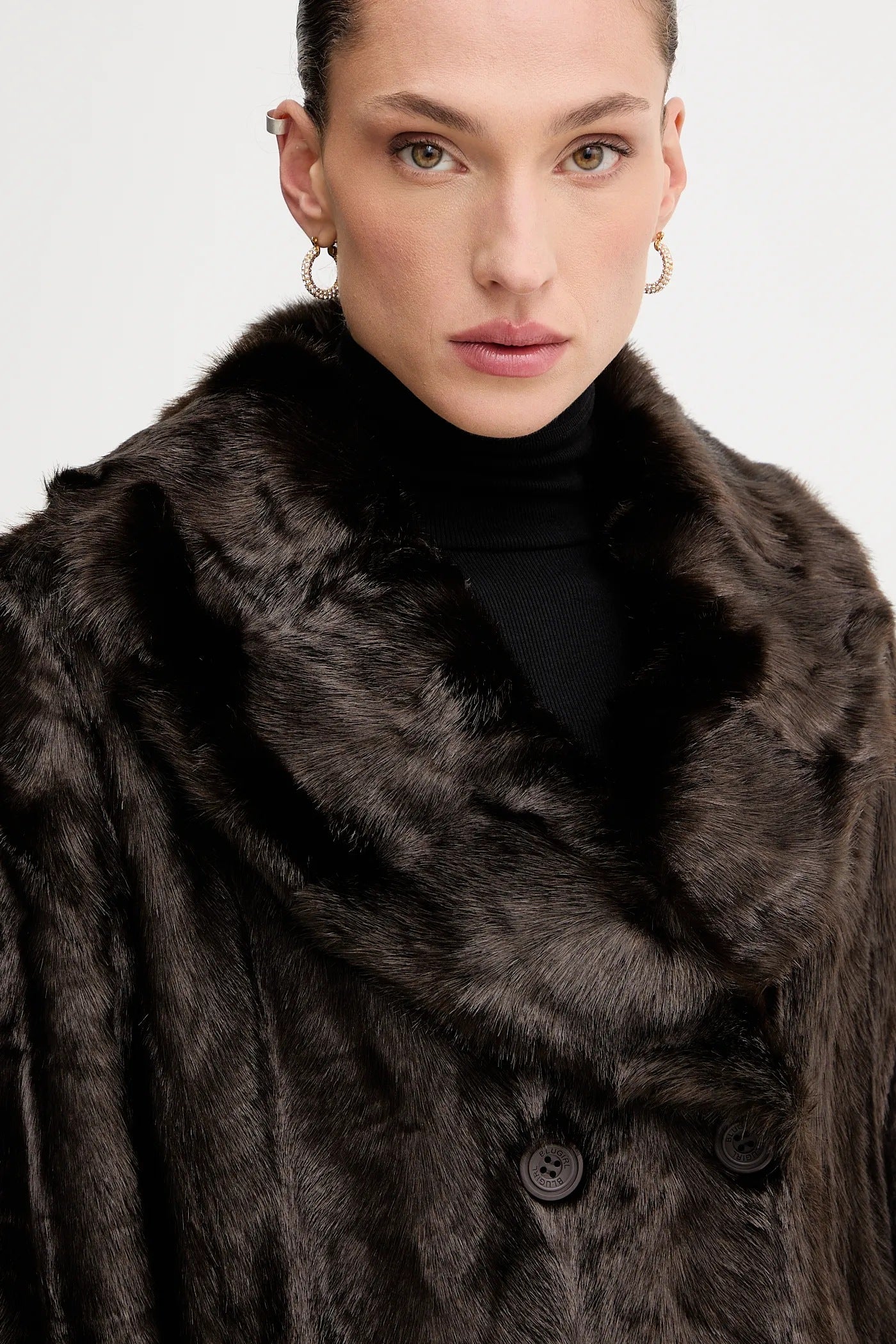 CAPPOTTO PELLICCIA - BLU GIRL BLUMARINE