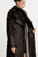CAPPOTTO PELLICCIA - BLU GIRL BLUMARINE