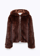 ECOPELLICCIA C/CAPPUCCIO - BLU GIRL BLUMARINE
