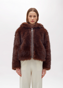 ECOPELLICCIA C/CAPPUCCIO - BLU GIRL BLUMARINE