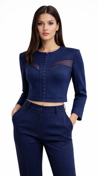 inserti tulle TAGLIATELLE BLU Edas Luxury 