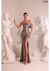 lungo c/stola 31343 971 Fabiana Ferri 
