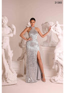 lungo c/stola 31365 0998 Fabiana Ferri 