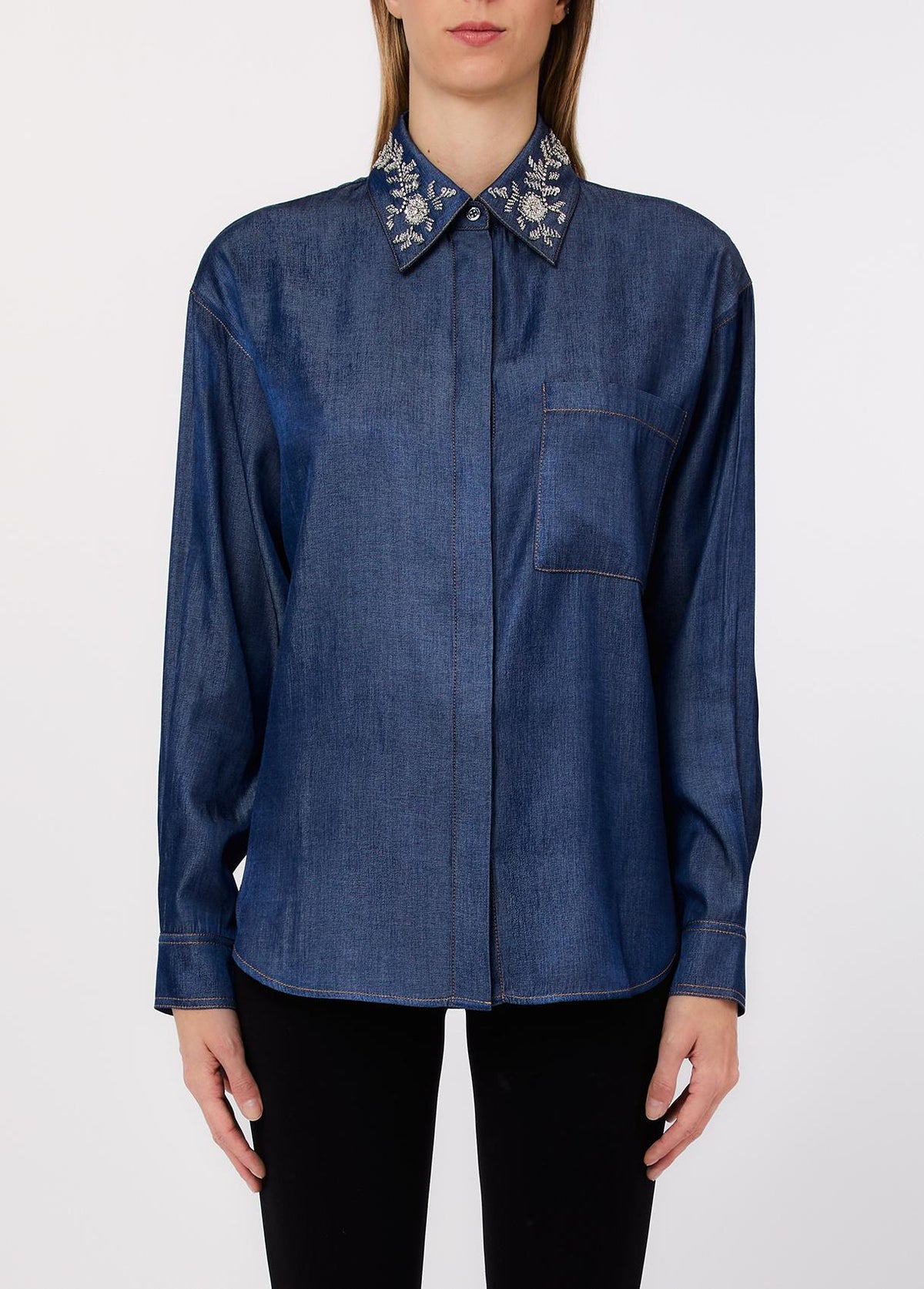 Camicia Liu Jo Blue Denim