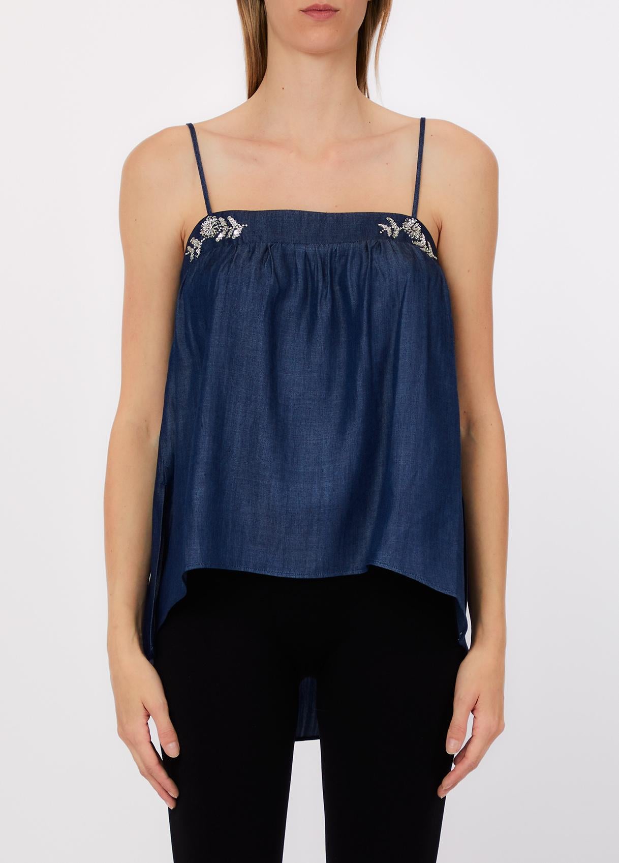 Top Liu Jo Blue Denim