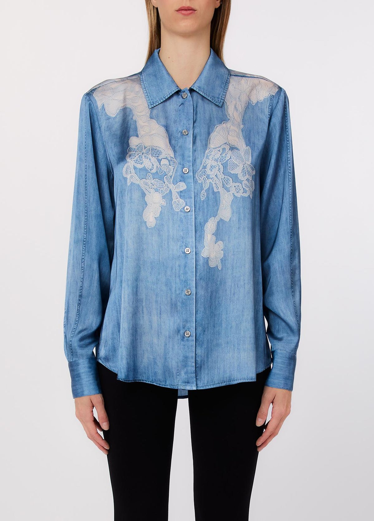 Camicia Liu Jo Blue Denim