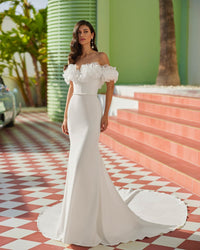 ABITO+SPALLINE LUNA NOVIAS - LUNA NOVIAS JALEA 1S105CRBI0P NA/NA LUNA NOVIAS 