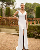 lungo con stola 1JN6 CRS0P/2 SPOSA 001 Marfil Barcelona 