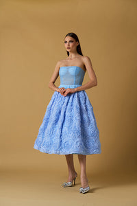 lungo con rose 261NS122 CELESTE No Secrets 