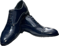 SCARPA - PRINCIPE DI MILANO 1378 SPAZZOLATO BLU Principe di Milano 
