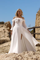 con maniche staccabili 26218 IVORY TRES CHIC 