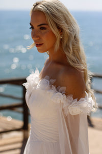 con maniche staccabili 26218 IVORY TRES CHIC 