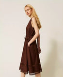 vestito con cintura 261TT2250 12110 Twinset 
