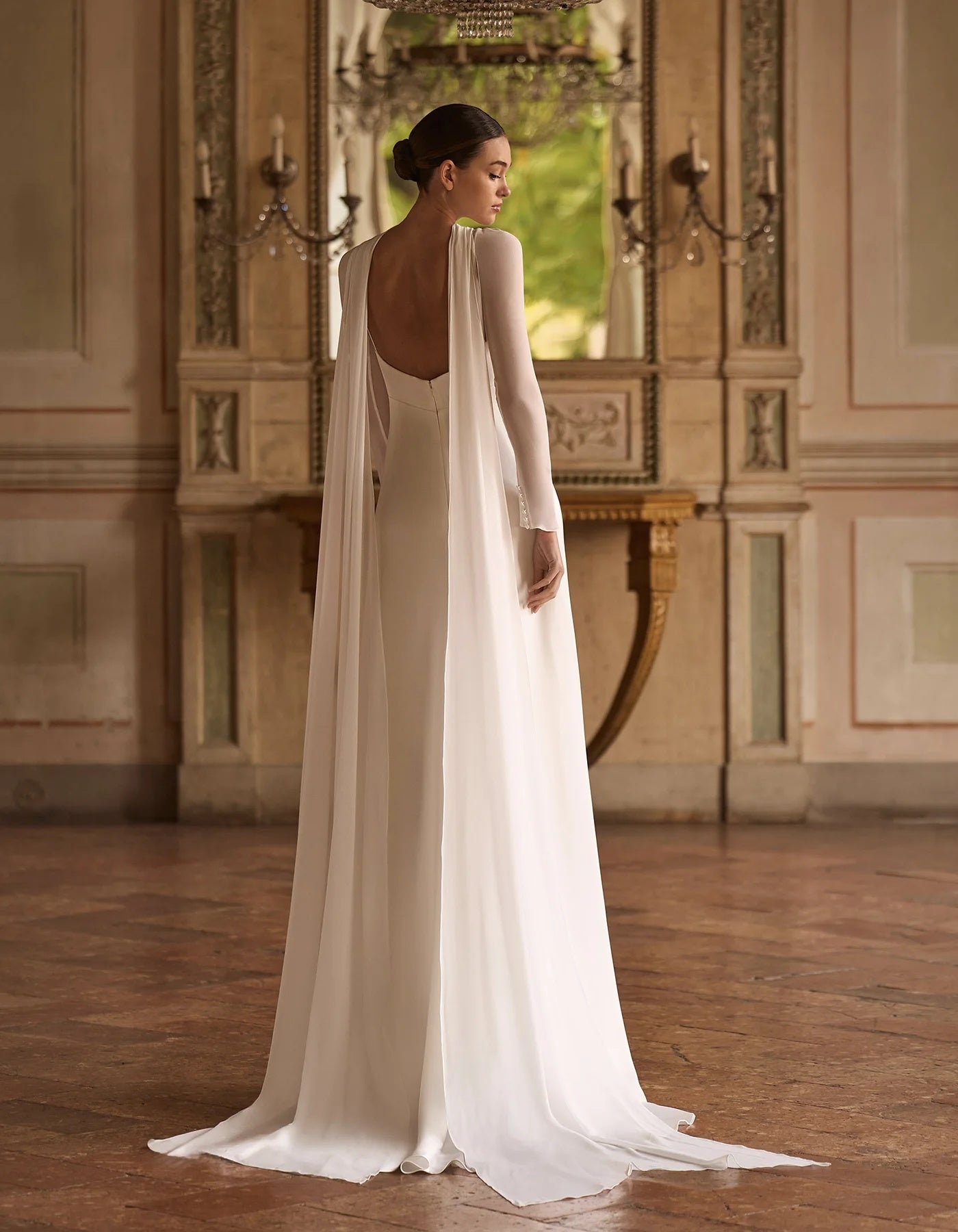 con mantello HILDUR/C 594408100 OFFWHITE Alberto Palatchi 