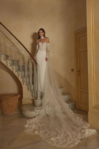 con maniche SOVRANA+SOVRANA MANICHE SE/NU Capri Bridal 