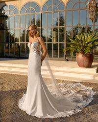 con mantella FEDE 2S210CRBIFL1 NA/NA Luna Novias 