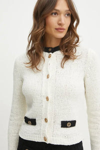 GIACCHINA IN MAGLIA MISTO COTONE - TWIN SET