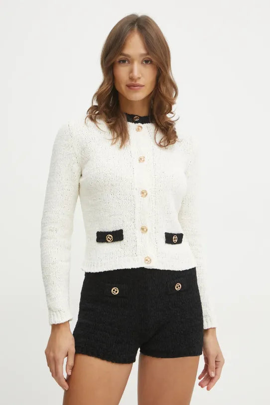 GIACCHINA IN MAGLIA MISTO COTONE - TWIN SET