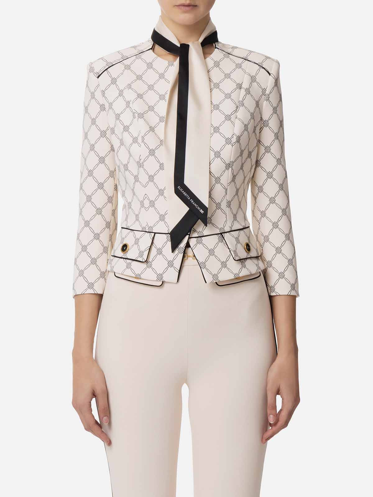 GIACCA C/CRAV.(compl c/PAS71/PA084) - ELISABETTA FRANCHI