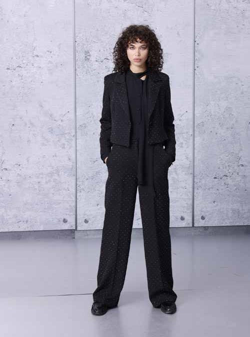giacca F755YBFGIA5699 NERO Akè 