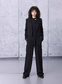 pantalone F755YBFP3037 NERO Akè 