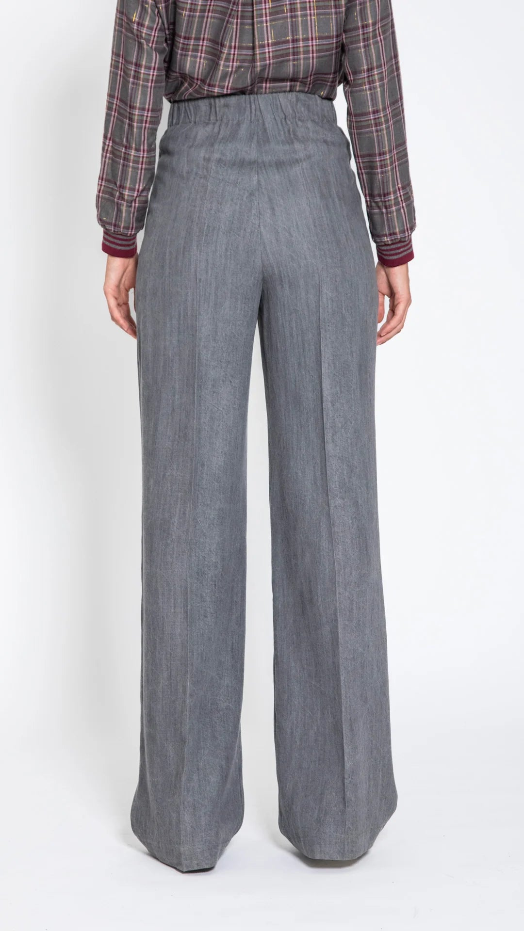 PANTALONE - EDAS DELFINO DENIM NERO EDAS 