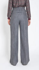 PANTALONE - EDAS DELFINO DENIM NERO EDAS 