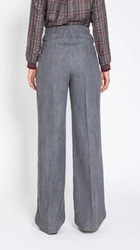 PANTALONE - EDAS DELFINO DENIM NERO EDAS 