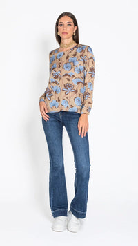 BLUSA  - EDAS DAILY SEGGIANO FIORI BORD Edas Daily 