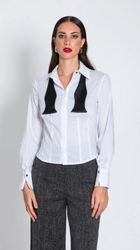 camicia c/papillon CARRO BIANCO Edas Luxury 