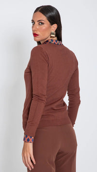 CARDIGAN - EDAS LUXURY MASSAIA CIELO Edas Luxury 