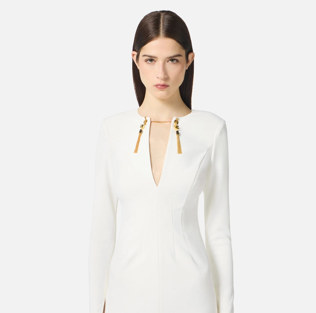 VESTITO TUBINO - ELISABETTA FRANCHI AB80557 360 Elisabetta Franchi 