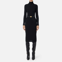 VESTITO IN MAGLIA - ELISABETTA FRANCHI AM07B56 110 Elisabetta Franchi 