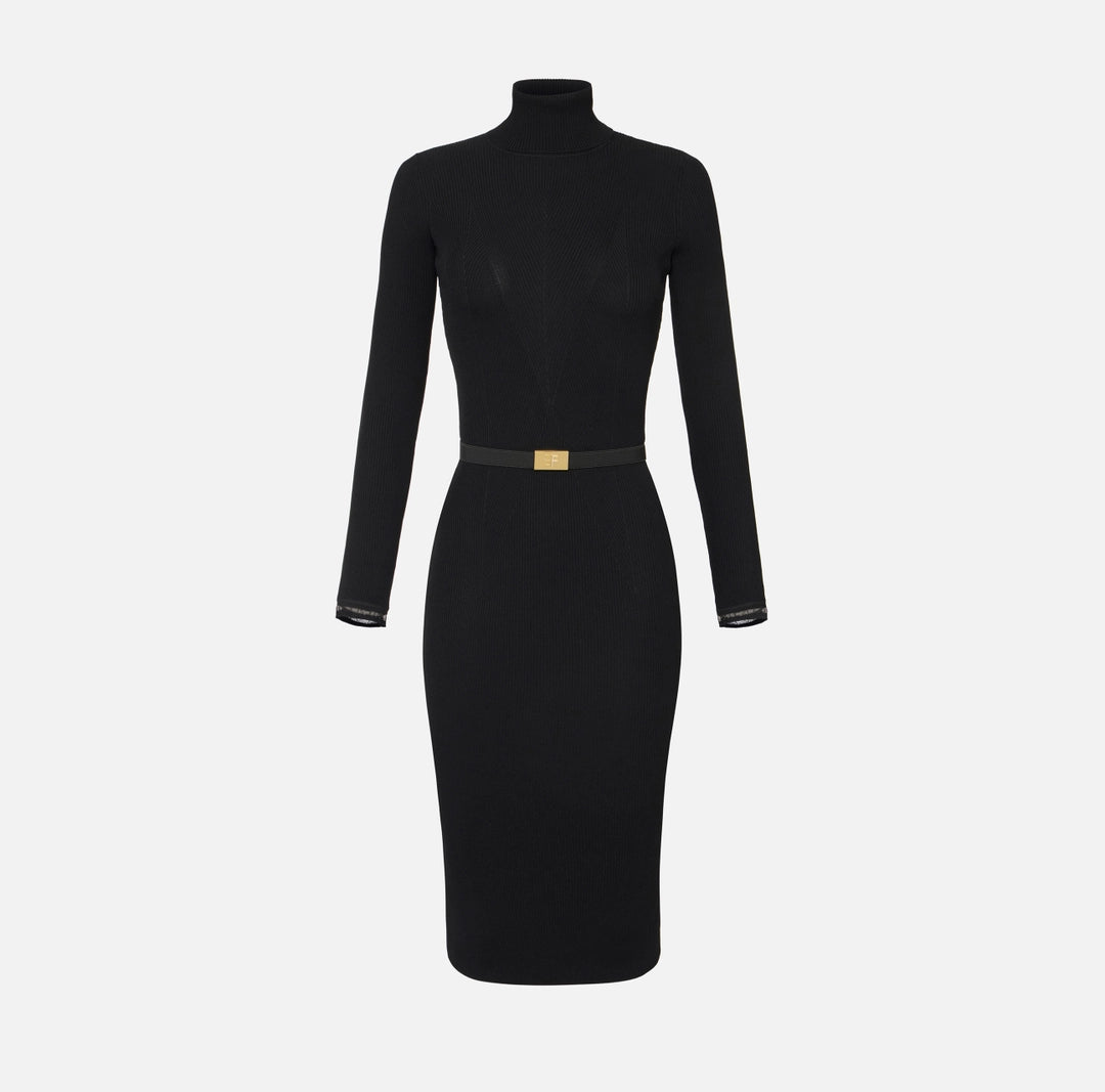 VESTITO IN MAGLIA - ELISABETTA FRANCHI AM07B56 EA8 Elisabetta Franchi 