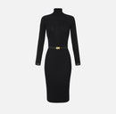 VESTITO IN MAGLIA - ELISABETTA FRANCHI AM07B56 EA8 Elisabetta Franchi 