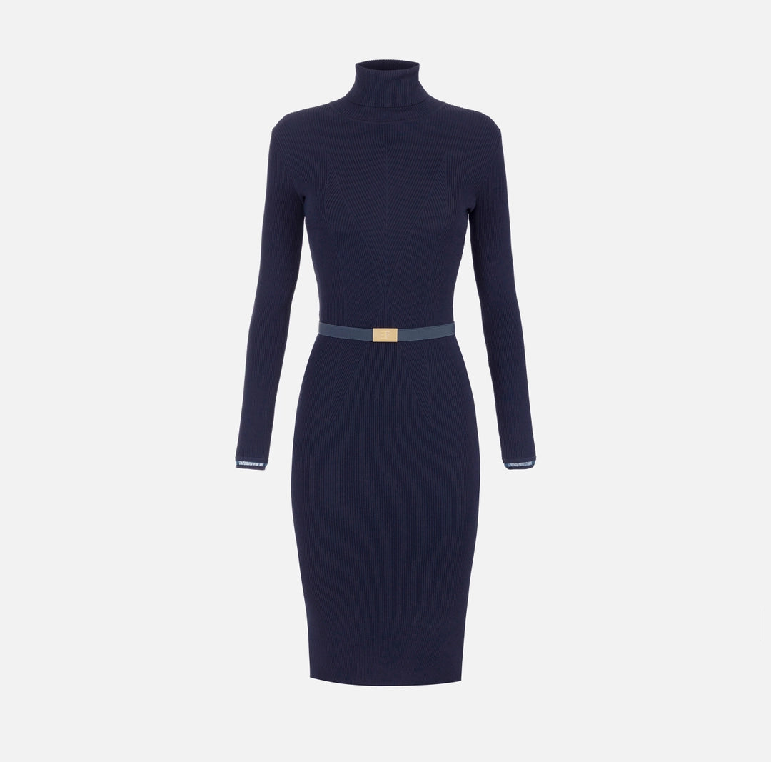 VESTITO IN MAGLIA - ELISABETTA FRANCHI AM07B56 EA8 Elisabetta Franchi 