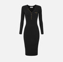 VESTITO IN MAGLIA - ELISABETTA FRANCHI AM10B56 110 Elisabetta Franchi 