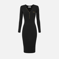 VESTITO IN MAGLIA - ELISABETTA FRANCHI AM10B56 110 Elisabetta Franchi 
