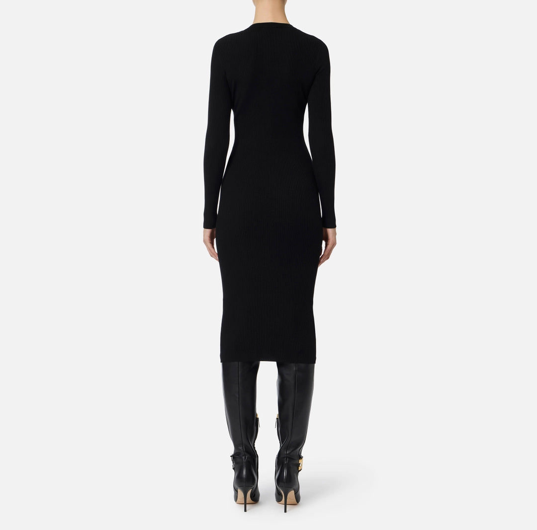 VESTITO IN MAGLIA - ELISABETTA FRANCHI AM10B56 110 Elisabetta Franchi 