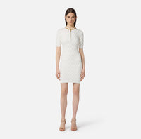VESTITO IN MAGLIA+CATENA - ELISABETTA FRANCHI AM20B56 110 Elisabetta Franchi 