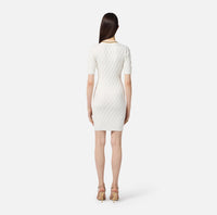 VESTITO IN MAGLIA+CATENA - ELISABETTA FRANCHI AM20B56 360 Elisabetta Franchi 