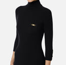 VESTITO IN MAGLIA - ELISABETTA FRANCHI AM23B56 110 Elisabetta Franchi 