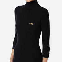 VESTITO IN MAGLIA - ELISABETTA FRANCHI AM23B56 110 Elisabetta Franchi 