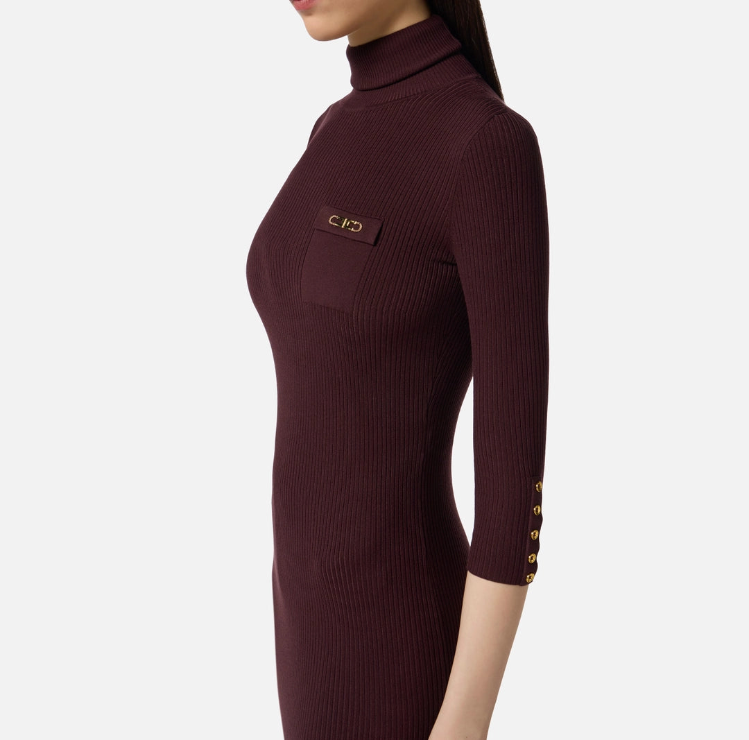 VESTITO IN MAGLIA - ELISABETTA FRANCHI AM23B56 EA4 Elisabetta Franchi 