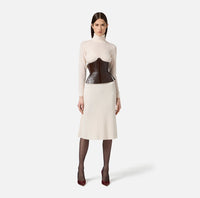 VESTITO IN MAGLIA - ELISABETTA FRANCHI AM30S57 110 Elisabetta Franchi 