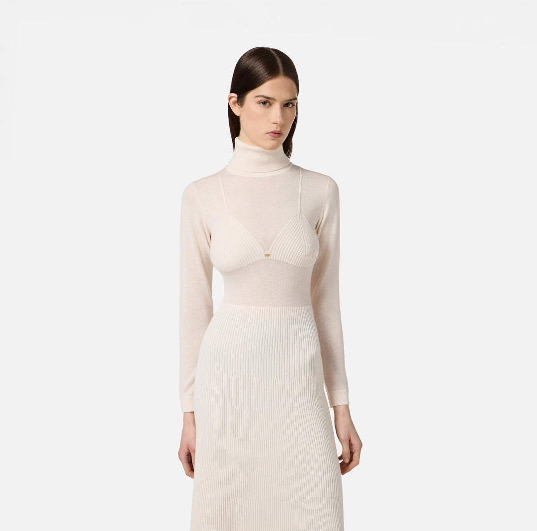 VESTITO IN MAGLIA - ELISABETTA FRANCHI AM30S57 110 Elisabetta Franchi 